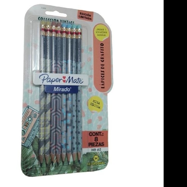 LAPIZ GRAFITO 2 MIRADO VINTAGE BL.C8 PZA C36